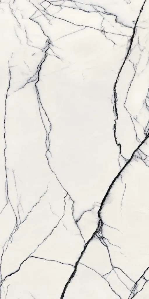 Black & White Marble Breach Matte 24"x48"