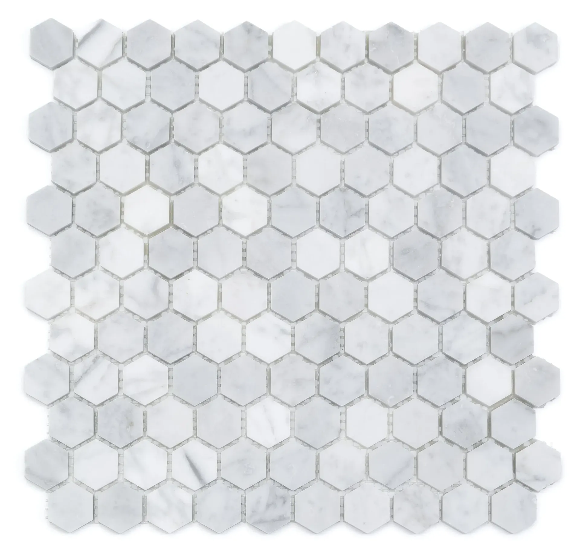 Carrara Honeycomb Mosaic