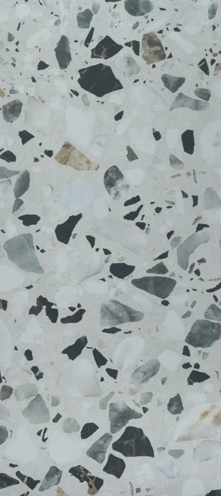 Terrazzo Ice Grey Polished 24"x48"