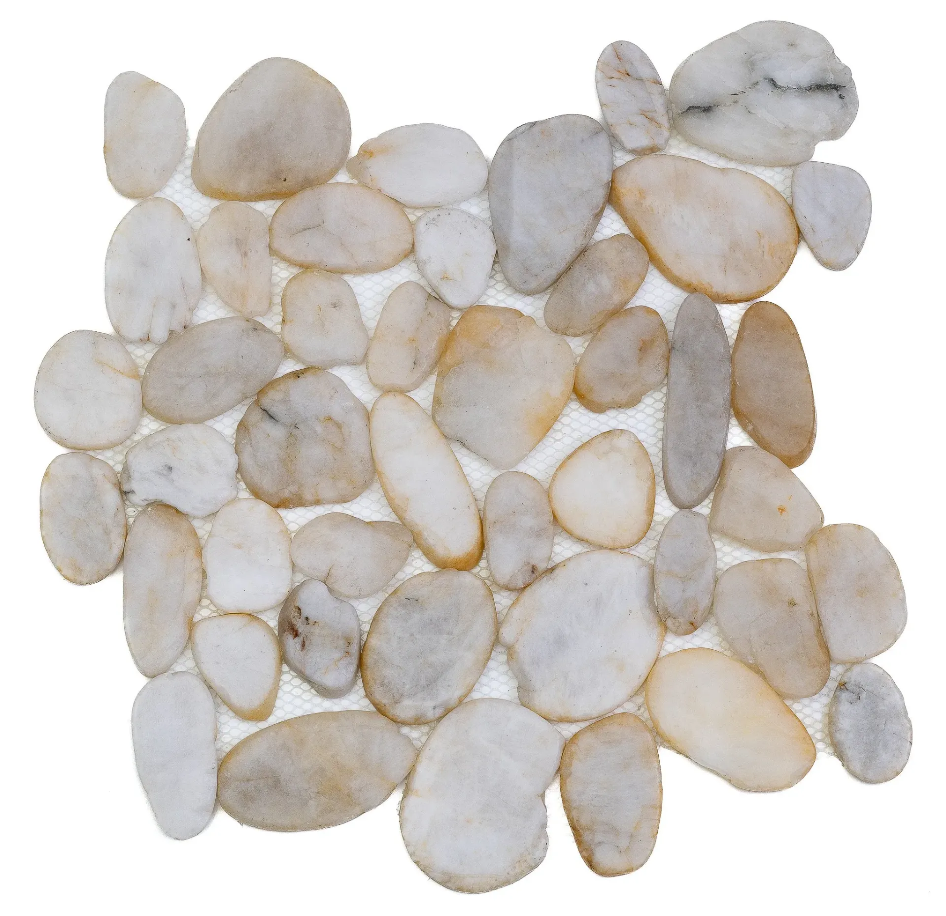 Zen Fiji Cream Flat Polished Pebble